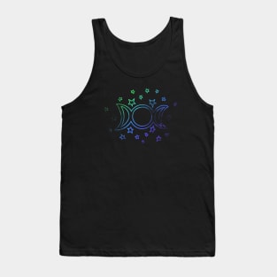 Triple Moon Goddess Tank Top